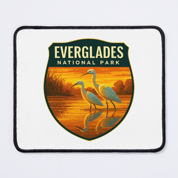 Item preview, Everglades National Park Retro Swamp Wildlife Sticker designed and sold by Ismeal Von.
