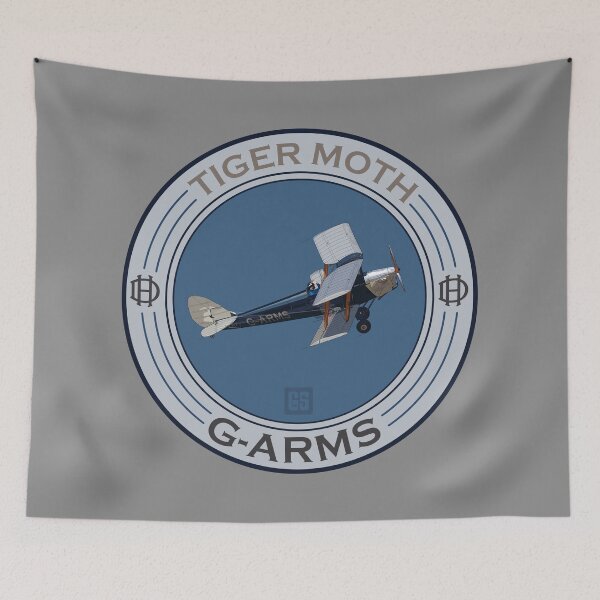Artikelvorschau, Tiger Moth G-ARMs Luftfahrt Digitale Illustration entworfen und verkauft von GeraldSmithArt.