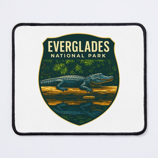Item preview, Everglades National Park Retro Swamp Wildlife Sticker designed and sold by Ismeal Von.