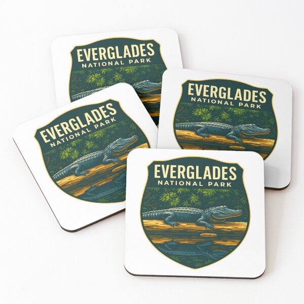 Item preview, Everglades National Park Retro Swamp Wildlife Sticker designed and sold by Ismeal Von.