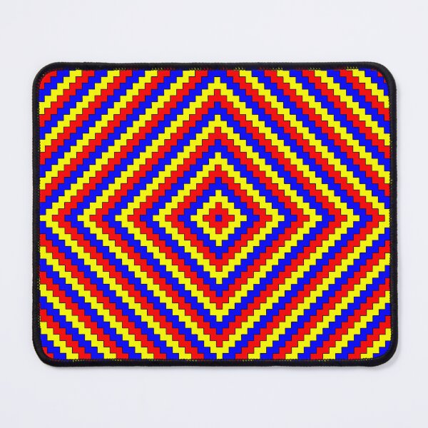 Item preview, Blue, red and yellow square pattern designed and sold by Gargotaire.