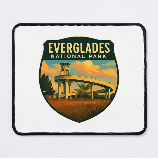 Item preview, Everglades National Park Retro Swamp Wildlife Sticker designed and sold by Ismeal Von.