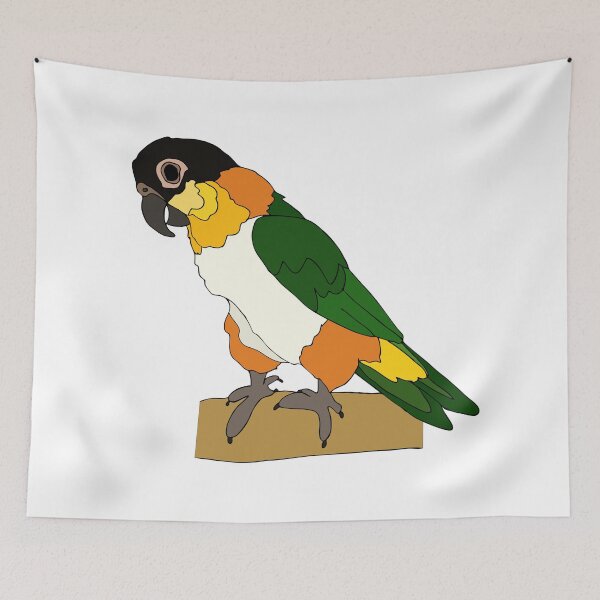 Item preview, Black-Headed Caique designed and sold by nolessjess.