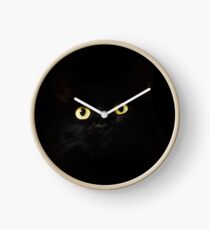 Black Cat Eyes Clock