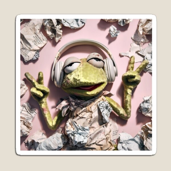 Item preview, Realistic Frog Breakdown – Peaceful but Internally Screaming designed and sold by WakaWakoStudio.