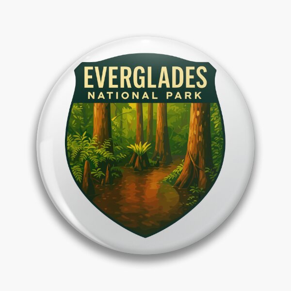 Item preview, Everglades National Park Retro Swamp Wildlife Sticker designed and sold by Ismeal Von.