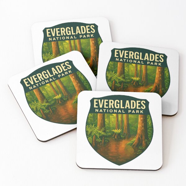 Item preview, Everglades National Park Retro Swamp Wildlife Sticker designed and sold by Ismeal Von.