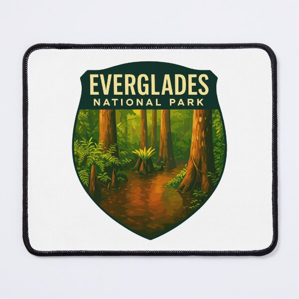 Item preview, Everglades National Park Retro Swamp Wildlife Sticker designed and sold by Ismeal Von.