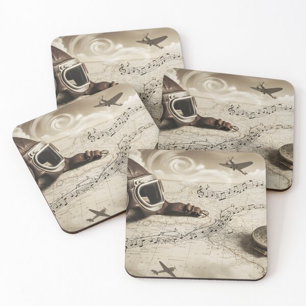 Item preview, Vintage Aviation Dreams: A Pilot's Musical Journey Through Time designed and sold by Koalangel.