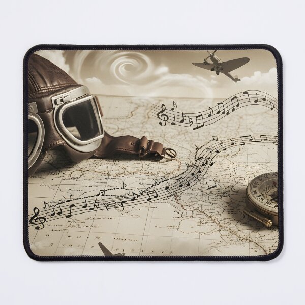 Item preview, Vintage Aviation Dreams: A Pilot's Musical Journey Through Time designed and sold by Koalangel.