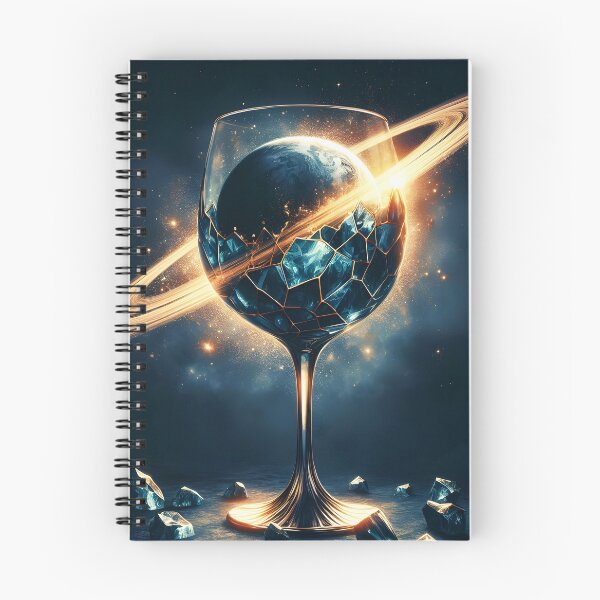 Item preview, Saturn Wine Glass, Ai Generated Art  designed and sold by ACC .