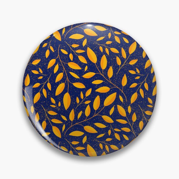 Item preview, Yellow and Orange floral seamless pattern with blue backround  designed and sold by jancajiravova.