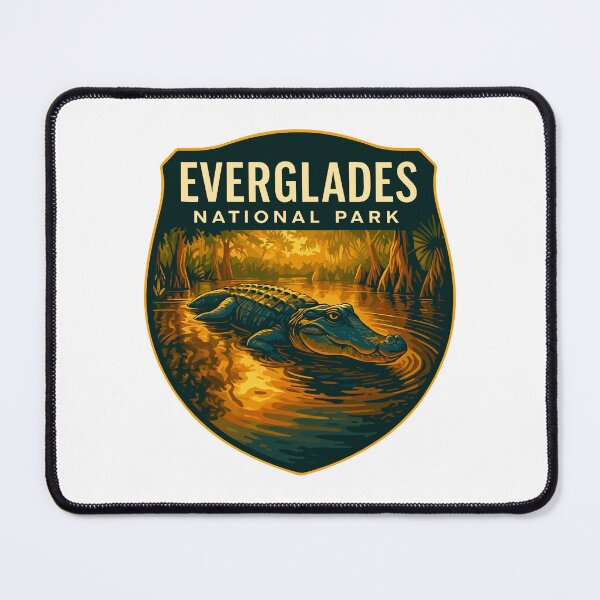 Item preview, Everglades National Park Retro Swamp Wildlife Sticker designed and sold by Ismeal Von.