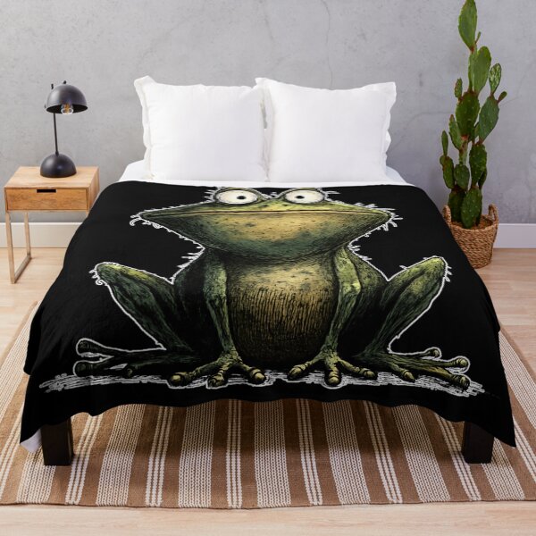Item preview, Hyperrealistic Blank Stare Frog – Weirdly Cute and Awkward designed and sold by WakaWakoStudio.