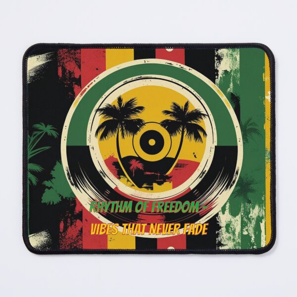 Item preview, Vibrant retro style with reggae colors and a message of freedom designed and sold by All Creative Designer.