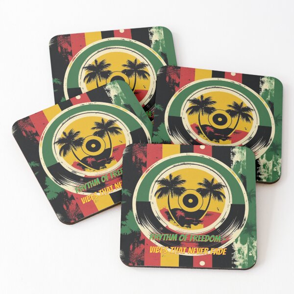 Item preview, Estilo retro vibrante con colores reggae y mensaje de libertad designed and sold by All Creative Designer.
