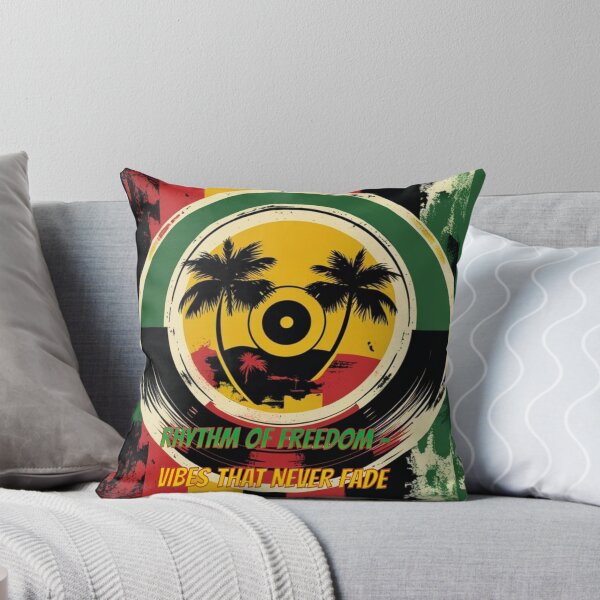 Item preview, Estilo retro vibrante con colores reggae y mensaje de libertad designed and sold by All Creative Designer.