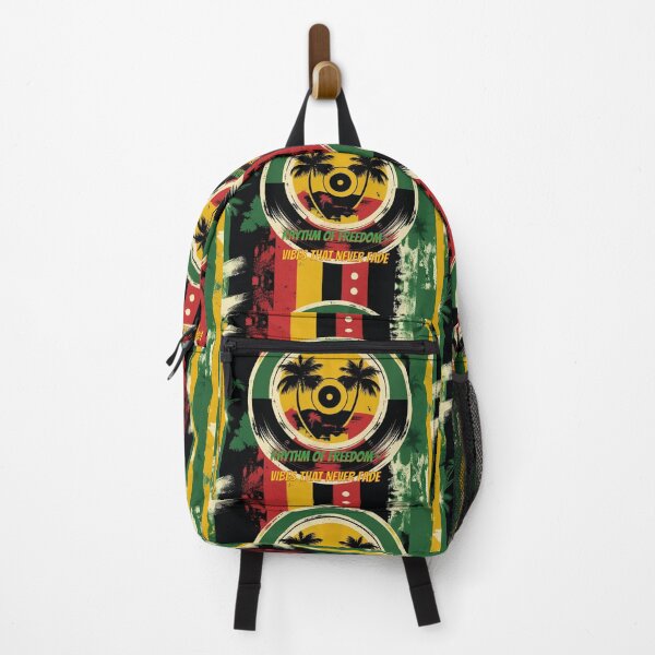 Item preview, Vibrant retro style with reggae colors and a message of freedom designed and sold by All Creative Designer.
