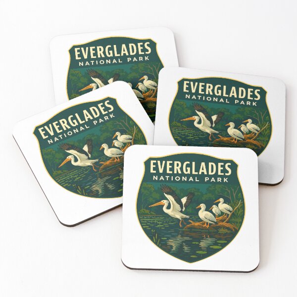 Item preview, Everglades National Park Retro Swamp Wildlife Sticker designed and sold by Ismeal Von.