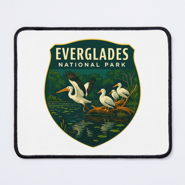 Item preview, Everglades National Park Retro Swamp Wildlife Sticker designed and sold by Ismeal Von.