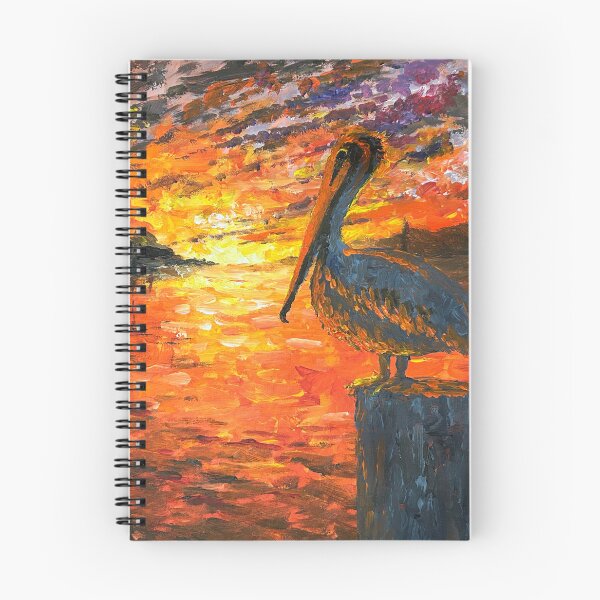 Item preview, Spirit of The Harbor (Pelican at Sunset) designed and sold by TheArtCave.