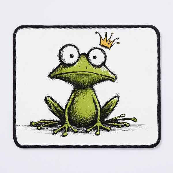 Item preview, Confused Frog Prince – Minimal Royal Meme T-Shirt designed and sold by WakaWakoStudio.