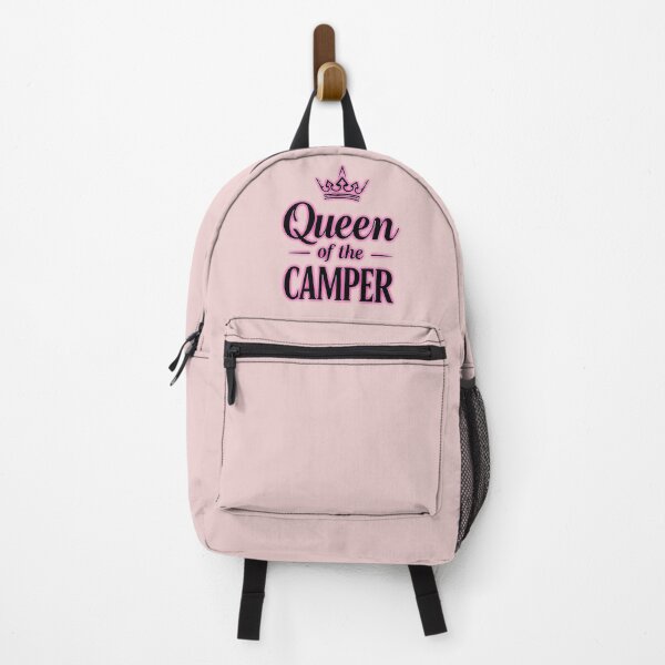 Item preview, Queen of the Camper, Camp Life - neon pink glow designed and sold by QuirkySpark.