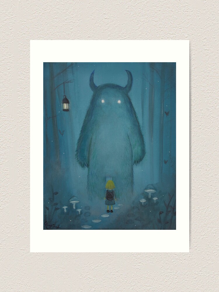 Thumbnail 1 of 3, Art Print, He Looked Confused Too designed and sold by shopcherry.