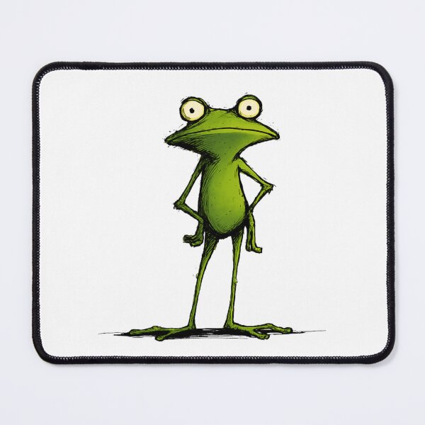 Item preview, Confident Frog – Judgy Minimal Meme Shirt designed and sold by WakaWakoStudio.