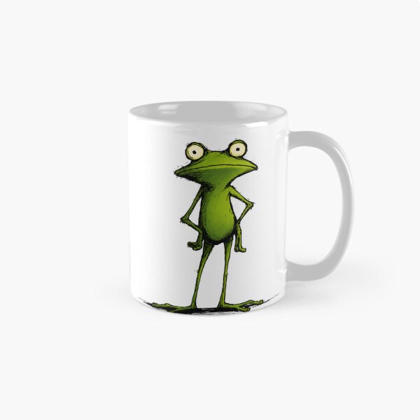 Item preview, Confident Frog – Judgy Minimal Meme Shirt designed and sold by WakaWakoStudio.
