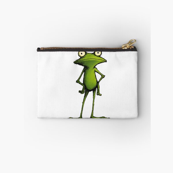 Item preview, Confident Frog – Judgy Minimal Meme Shirt designed and sold by WakaWakoStudio.
