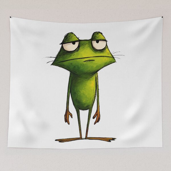 Item preview, Dead Inside Frog – Silent Burnout Meme Shirt designed and sold by WakaWakoStudio.