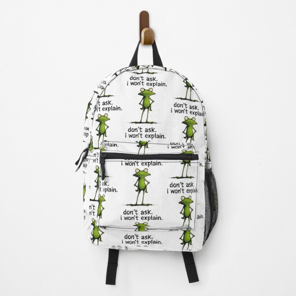 Item preview, Don’t Ask Frog – Sarcastic Meme Quote T-Shirt designed and sold by WakaWakoStudio.