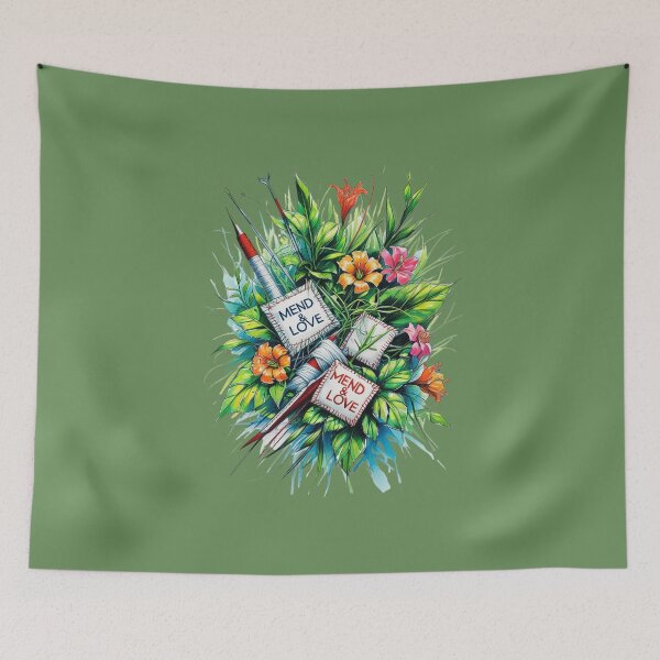 Item preview, Botanical Repair Emblem Art designed and sold by Zakrytos ★★★★★.