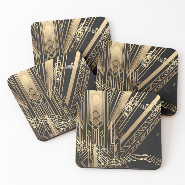 Item preview, 1920s Art Deco Jazz Club: Golden Age Musical Elegance designed and sold by Koalangel.
