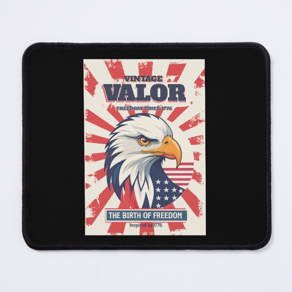 Item preview, Vintage Valor – Freedom Since 1776 | The Birth of American Freedom Typography Design designed and sold by Whisky1111.