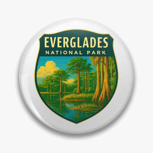 Item preview, Everglades National Park Retro Swamp Wildlife Sticker designed and sold by Ismeal Von.