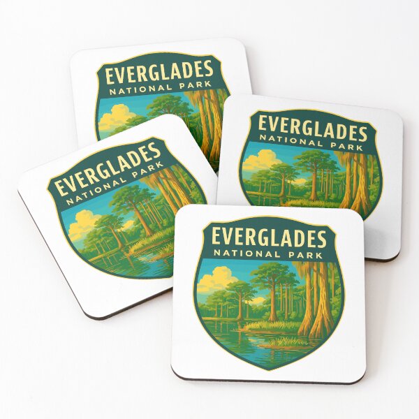 Item preview, Everglades National Park Retro Swamp Wildlife Sticker designed and sold by Ismeal Von.