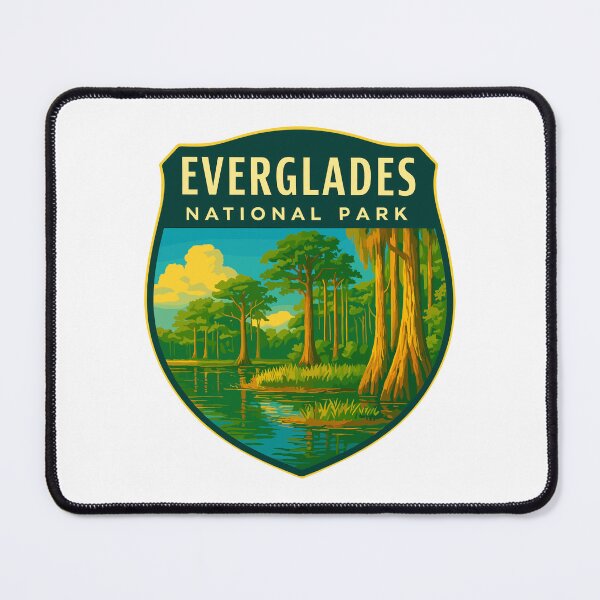 Item preview, Everglades National Park Retro Swamp Wildlife Sticker designed and sold by Ismeal Von.