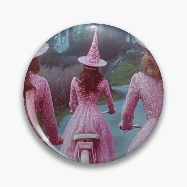 Item preview, SURREAL ART STYLE | Halloween Pink Glitter Witch Aesthetic  designed and sold by Two Otters Co.
