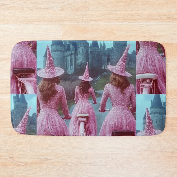 Item preview, SURREAL ART STYLE | Halloween Pink Glitter Witch Aesthetic  designed and sold by Two Otters Co.