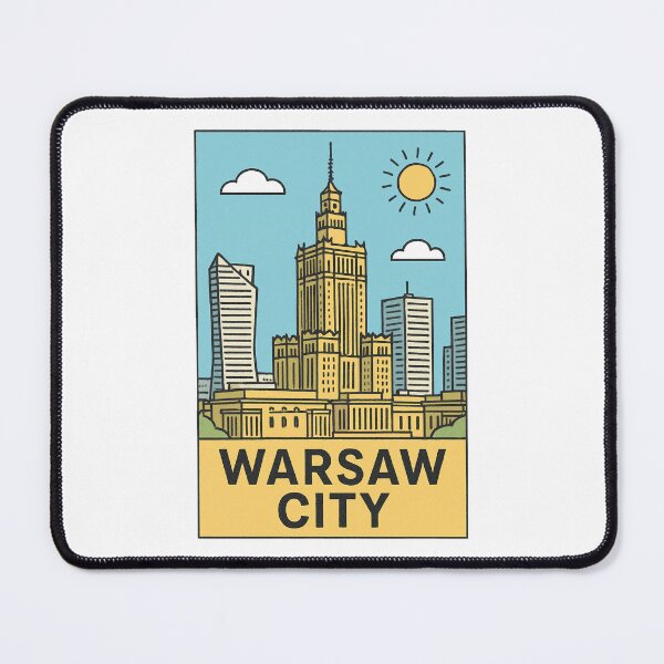Item preview, Warsaw City designed and sold by FreshArtFusion.