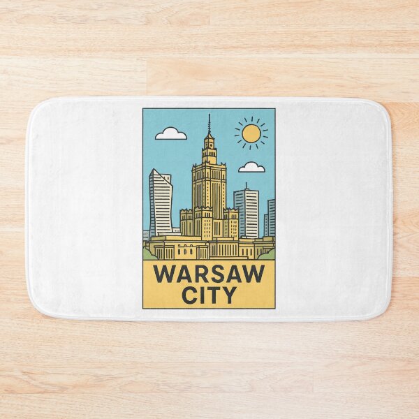 Item preview, Warsaw City designed and sold by FreshArtFusion.