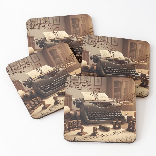 Item preview, Vintage Typewriter Melodies: Where Words Become Music designed and sold by Koalangel.