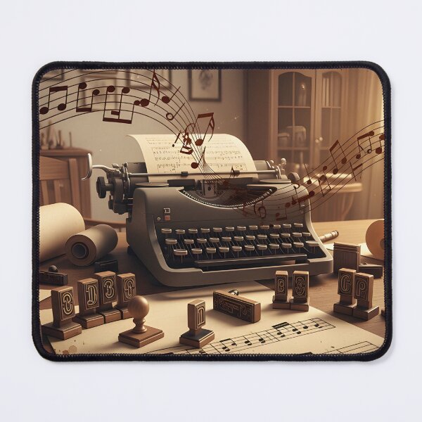 Item preview, Vintage Typewriter Melodies: Where Words Become Music designed and sold by Koalangel.