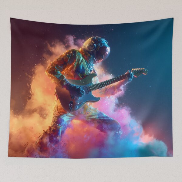 Item preview, Shred the Stars – Astronaut Guitar Hero in Space designed and sold by WakaWakoStudio.