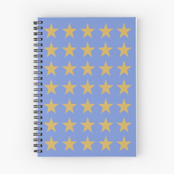 Item preview, Medium GOLD and DANUBE BLUE STARS designed and sold by RachelMacht.
