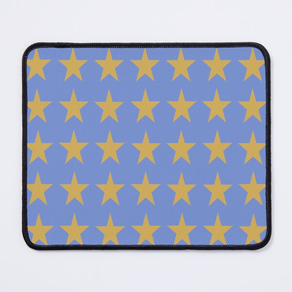 Item preview, Medium GOLD and DANUBE BLUE STARS designed and sold by RachelMacht.