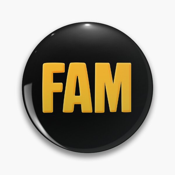 Item preview, FAM in Yellow Modern Minimal  designed and sold by Memes N Lore .