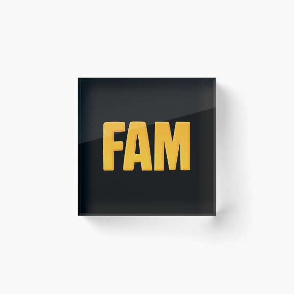 Item preview, FAM in Yellow Modern Minimal  designed and sold by Memes N Lore .